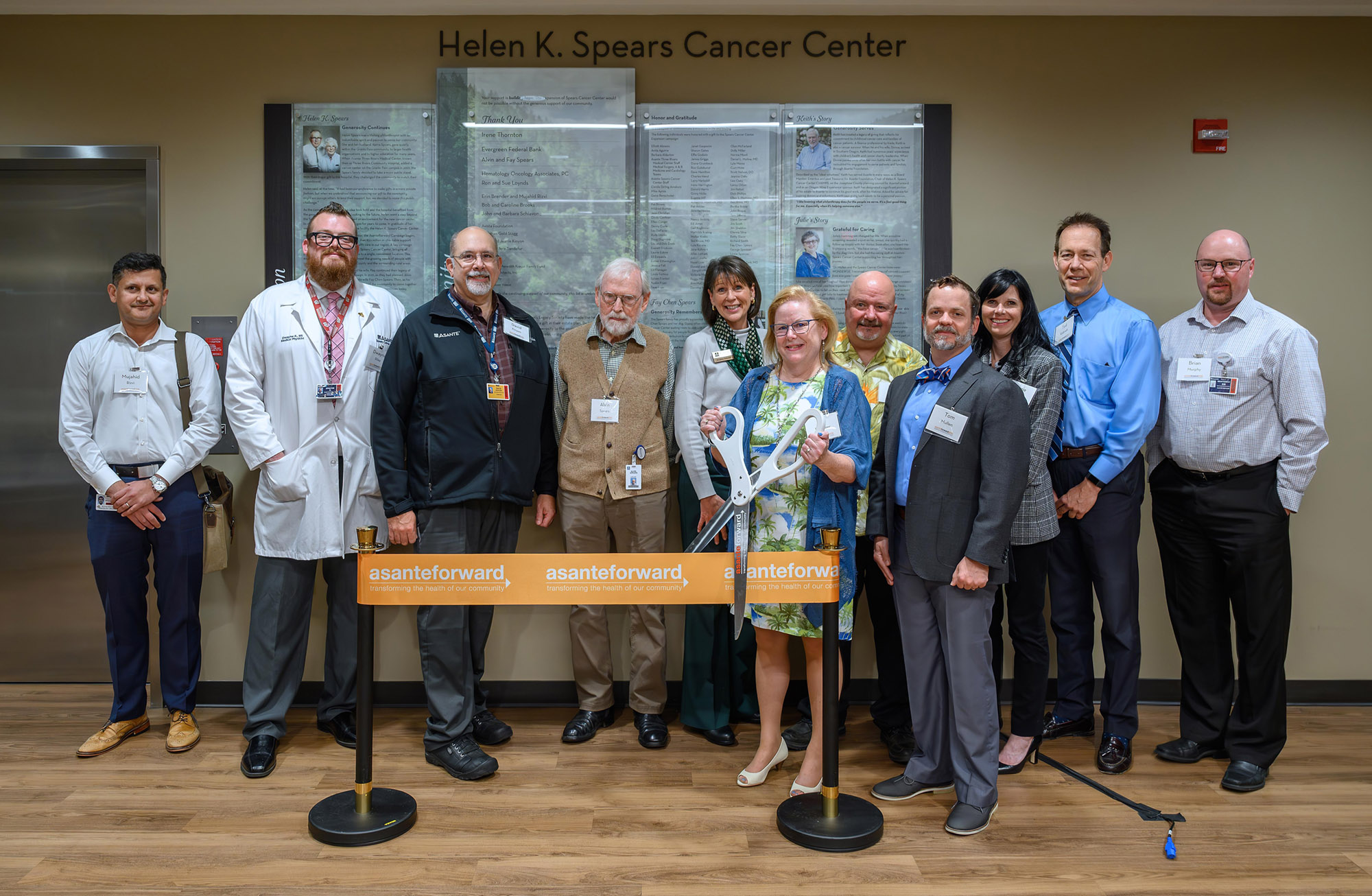 Ribbon Cutting Ceremony at Spears Cancer Center